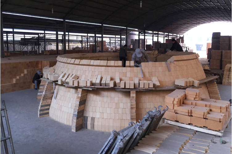 拱形內(nèi)襯耐火磚怎么砌筑拷貝